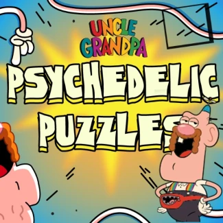Uncle Grandpa Psychedelic Puzzles